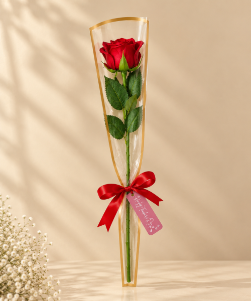 Single Rose (Red)